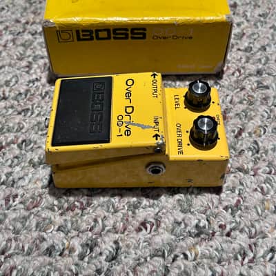 Boss OD-1 Over Drive (Black Label) 1978 - Yellow image 3