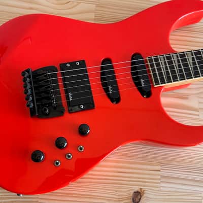 Vester Stage Series Bolt on Jackson Soloist Charvel MOD4 clone 1980s - Red in Very Good Condition image 2