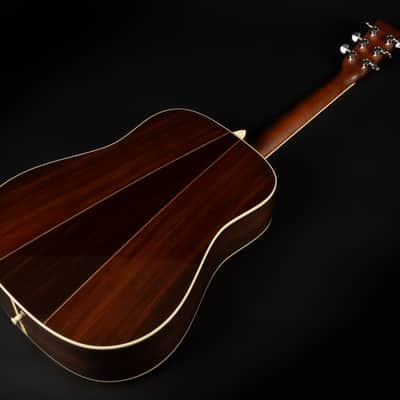 2022 Martin D-35 Standard Reimagined - 1935 Sunburst | USA All Solid Dreadnought Acoustic Guitar 3-Piece Back | OHSC image 12