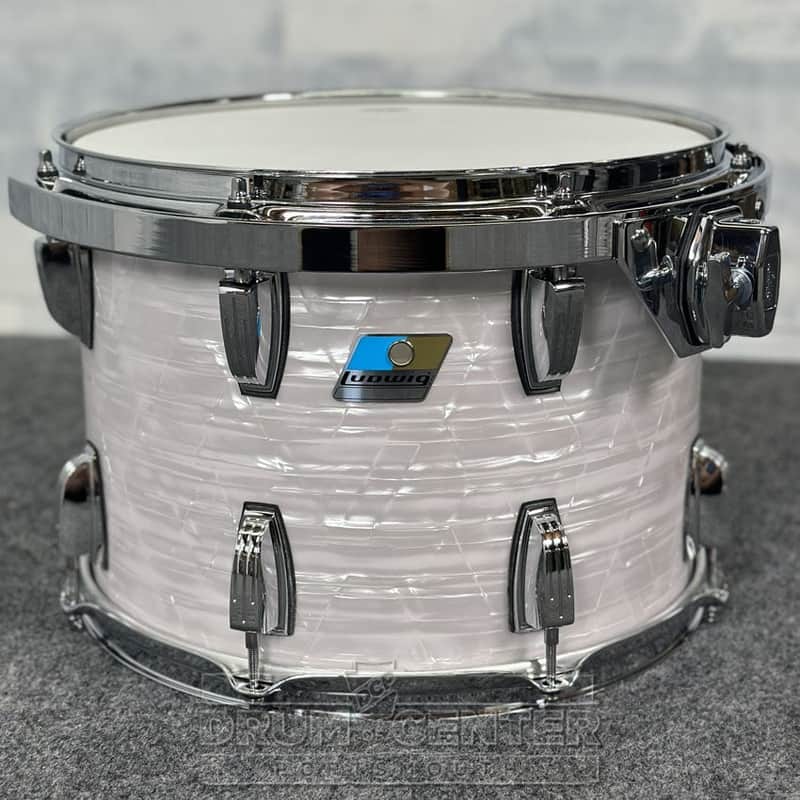 Ludwig Classic Maple "Super 70s" Tom 14x10 70s White Marine Pearl w/Vibraband - DCP Exclusive! image 1