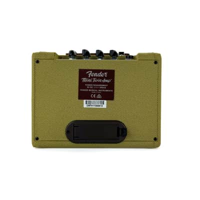 Fender Mini 57 Twin-Amp Desktop Guitar Amplifier, Tweed image 5