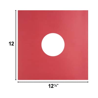 (50) 12" PREMIUM 29# RED Paper Vinyl LP Record Album Inner Sleeves ARCHIVAL image 8
