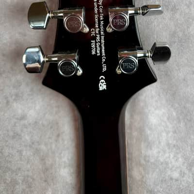 PRS SE Hollowbody II Piezo USA pickups 2020 - 2024 - Black Gold Burst image 4