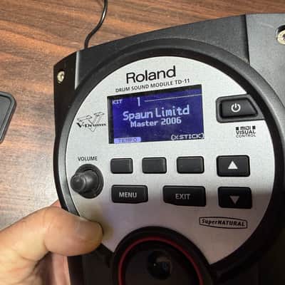 Roland TD-11 V-Drum Module w/Mount, Clamp, VEX, Wiring Harness, & Power -A1C9851 image 12