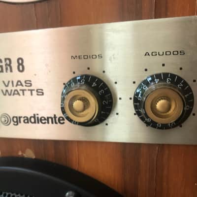 Rare Vintage Gradiente GR 8 Speakers (Garrard) image 10