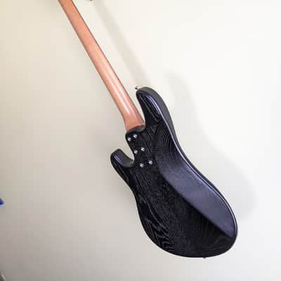 Sandberg California VS4 Lionel 30″ Short Scale Bass, Roasted Maple Neck 2020 Matte Black, Soft Aged image 6