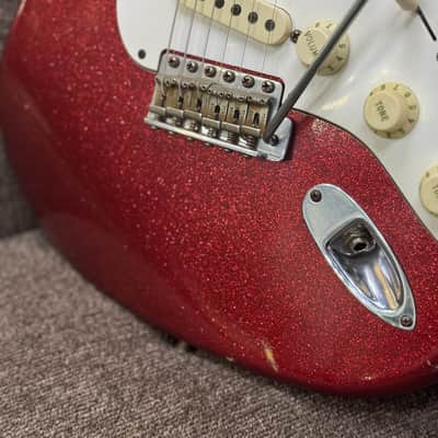 Fender Custom Shop “Not-Rod” ’60s Stratocaster - 2019 - Red Sparkle Relic. Master Built by Mark Kendrick image 5