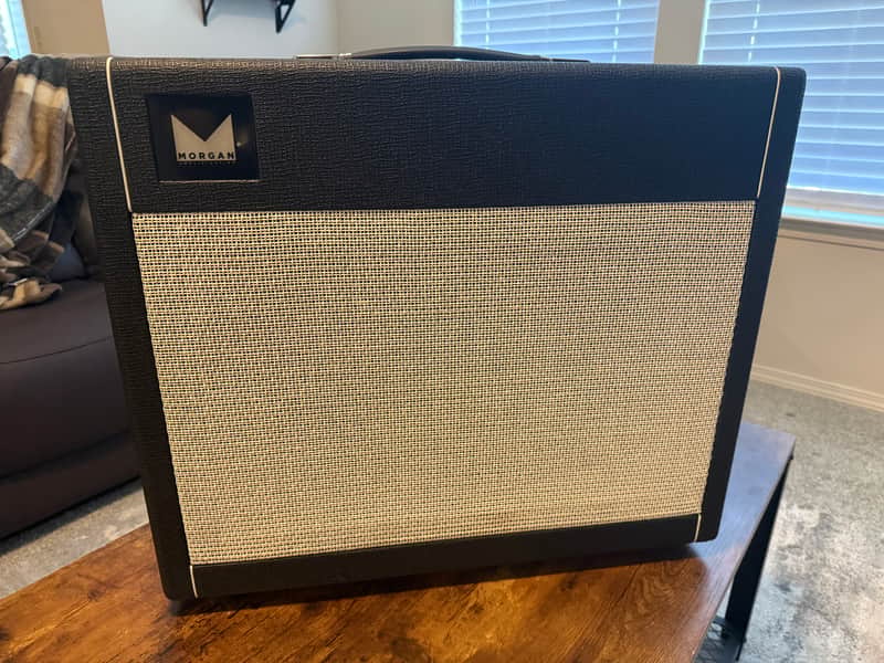 Morgan Amplification SW22R C 22-Watt 1x12" Guitar Combo with Reverb 2010s - Black image 1