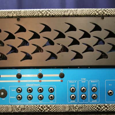 Diezel VH4S Stereo 4-Channel 2x50-Watt / Side Guitar Amp Head / Blueface image 4