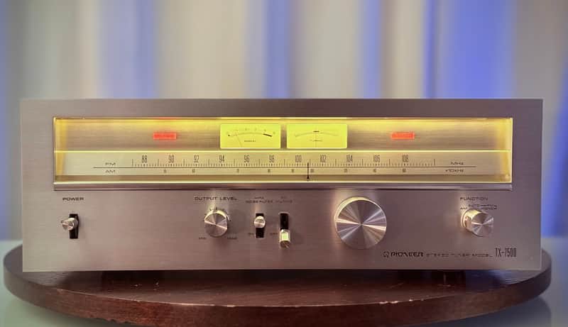 🎶✨ Pioneer TX-7500 Vintage AM/FM Stereo Tuner — Professionally Aligned, Serviced & Cleaned, Warm White LED (Excellent)