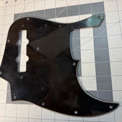 Vintage Fender Jazz Bass Pickguard 1977-1978 - Black image 2
