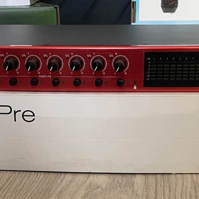 Focusrite Clarett OctoPre 8-Channel Mic Preamp with ADAT I/O 2017 - Present - Red image 3