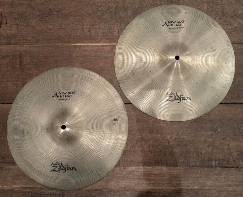 Zildjian 14" A Series New Beat Hi-Hat Cymbals (Pair) 1982 - 2012 - Traditional image 1