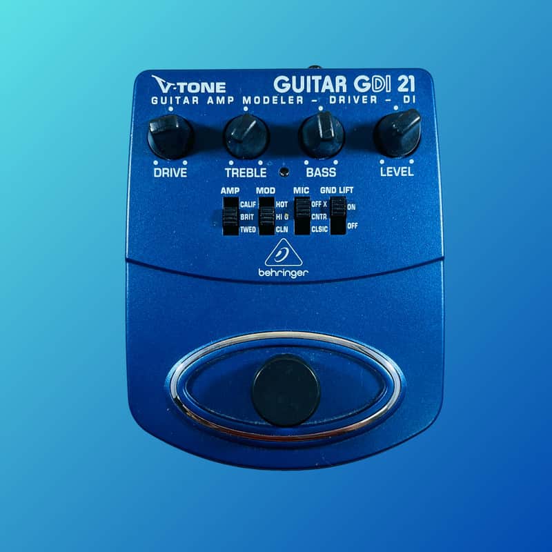 Behringer GDI21 Guitar Amp Modeler Preamp DI image 1