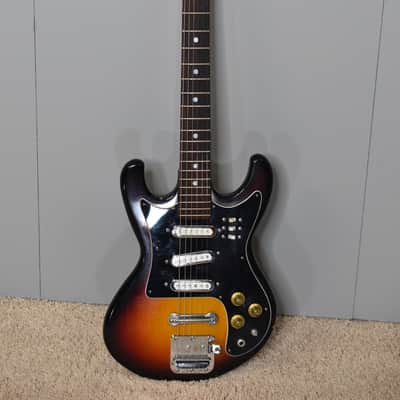 Teisco Norma EG413-3T 1960s - Sunburst - 3 pickups - MIJ image 2
