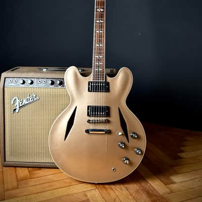 2015 Gibson Dave Grohl DG 335 Trini Lopez Gold Metallic image 1