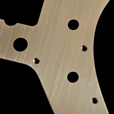 Jazzmaster Pickguard Scratchplate - USA 60s Vintage - Brushed Brass - Made-To-Order image 6