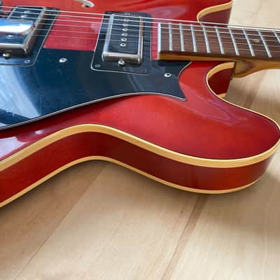 Rare early 70‘s Framus Caravelle 5/117 in cherry finish image 12