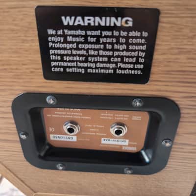 Yamaha SM15IV Oak Passive 1000W Speaker Wedge image 5