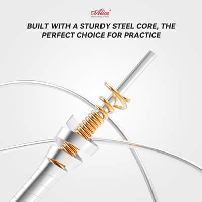 Alice Cello String Well Balanced & Deep-forceful Timbre, Steel Core w/ Alloy Winding, 4/4 D2 image 2