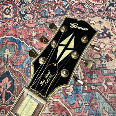 2000 Greco Les Paul Custom Style EG - Pompador Headstock image 14