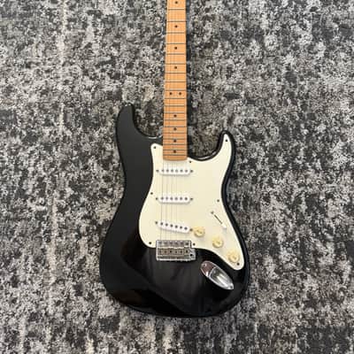 Fender Jimmie Vaughan Tex Mex Stratocaster 1996 Vintage MIM Black Strat Guitar image 1