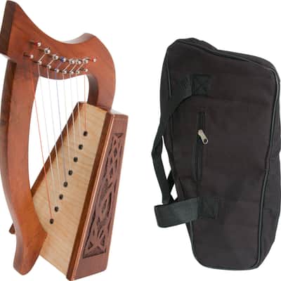 Roosebeck Lily Harp 8-string - Knotwork Design + Gig Bag image 1