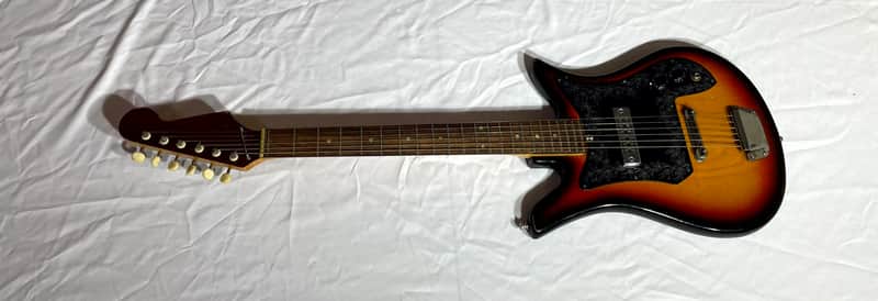 Teisco E-110 1960s Electric Guitar - Tulip Sunburst - Japan image 1
