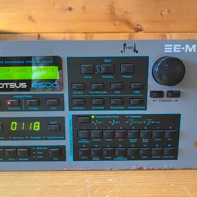 E-MU Systems Proteus 2500 Rackmount 128-Voice Sampler Module 2001 - Black image 3