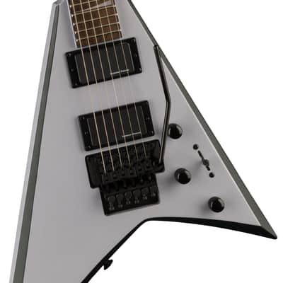 PRE-ORDER! Jackson X Series Rhoads RRX24 electric guitar Battle Ship Grey w/ Black Bevels image 4