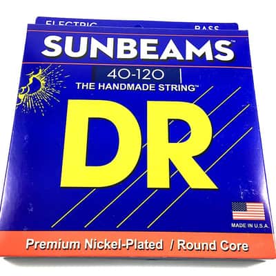 DR Bass Strings 5-String Sunbeams Nickel Plated NLR5-40 40-120 Custom 5 String