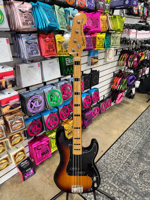 Squier Classic Vibe '70s Precision Bass - 3 Tone Sunburst image 1
