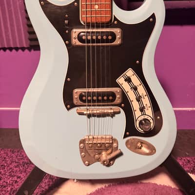 Hagstrom H II 1960s - Blue image 2