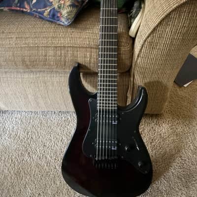 ESP LTD AW-7 Alex Wade Signature Guitar 2015 Blood Red Sunburst image 1