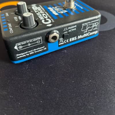 EBS MultiComp Studio Edition True Dual Band Compressor Pedal 2010s - Black/Blue image 4