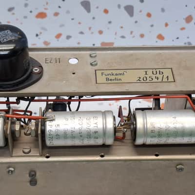 Siemens Tube Studio Aplifier 》EZ11 EF14 EF12 》Betr. Abt. B 114/2 》  》STUDIOVERSTARKER image 12