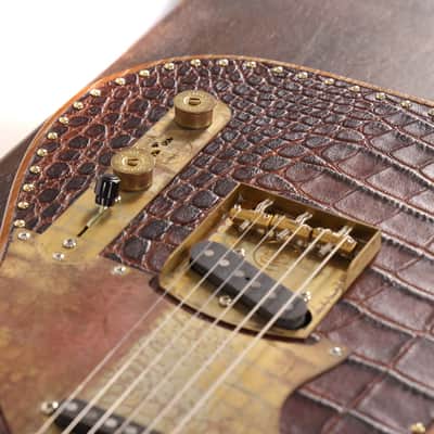 Paoletti Nancy Wine Crocodile Series Guitar 2019 image 9