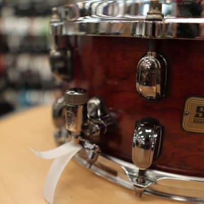 Pre-Owned Tama S.L.P. 6x14" G-Bubinga Snare Drum 12-Ply LGB146NQB (Natural Quilted Bubinga) image 9
