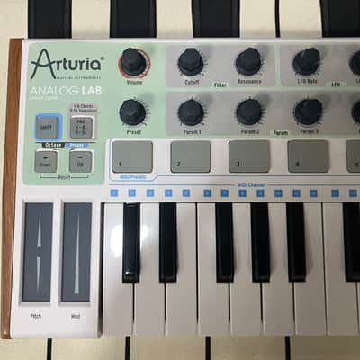 Arturia MiniLab mk I with Analog Lab preset sheet image 4