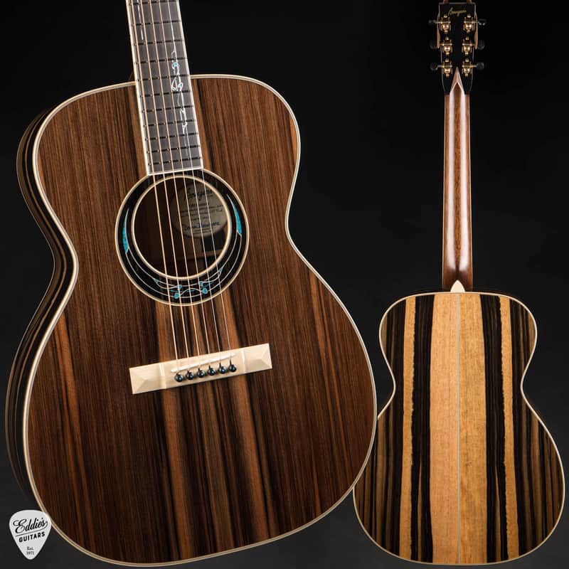 2025 - Bourgeois Eddie's Guitars Exclusive Limited Edition OM - Sinker Redwood & Macassar Ebony #3 of 6 image 1