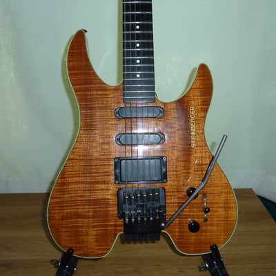 1980's STEINBERGER GM4T TransTrem Guitar in FLAMED HAWAIIAN KOA with Extra Newburgh Neck image 7