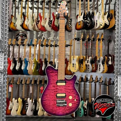 Music Man Axis Super Sport Hh Tremolo Olallieberry Quilt image 2