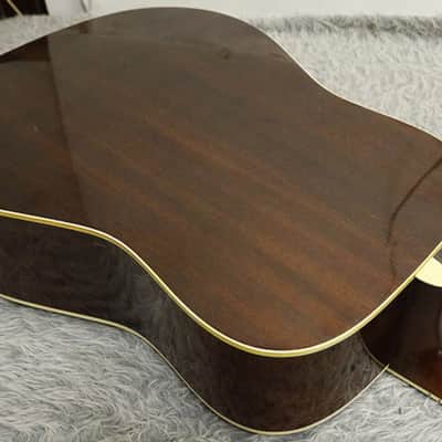 Vintage 1980's Yamaha FG-200D Orange Label Acoustic Guitar Made in Japan image 13