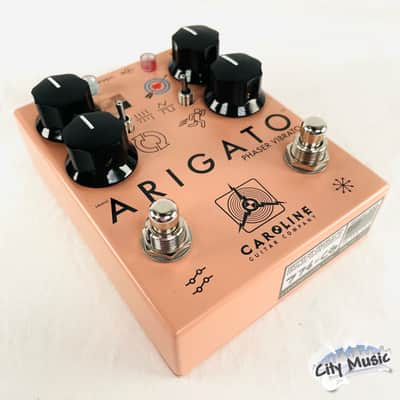 Used Caroline Guitar Company Arigato Phaser Vibrato Guitar Effects Pedal ♫ image 3