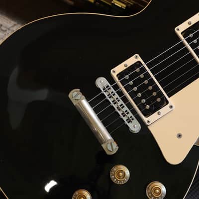 1995 Gibson Les Paul Standard Electric Guitar Black Ebony + OHSC image 4