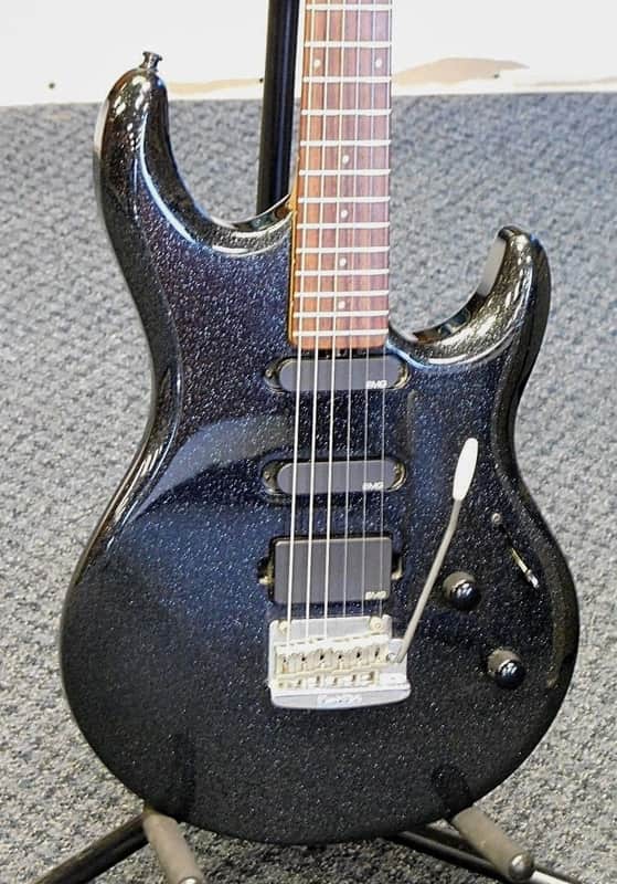 Ernie Ball Music Man Luke II 2000 Black Sparkle | Reverb