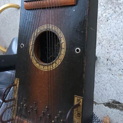 1920's Ukelin Manufacturers Advertising Co. Violin and Hawaiian Ukulele Combined Two Hole Ukelin 1929 image 9