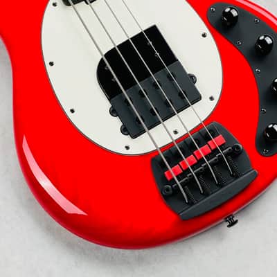Ernie Ball Music Man Tim Commerford Active StingRay 4-String Bass 2025 - Caliper Red image 4