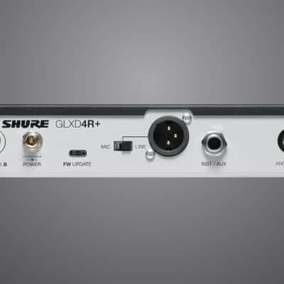 SHURE GLXD24R+/SM58 - Digital Wireless Rack System with SM58® Vocal Microphone image 2
