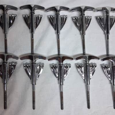 10 Ludwig Bass T-Rods and Claws 1960s image 1